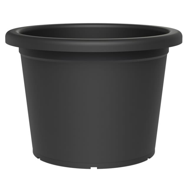 tera® Pflanzgefäße MENFI rund Ash anthrazit Ø 72 cm - Kunststoff
