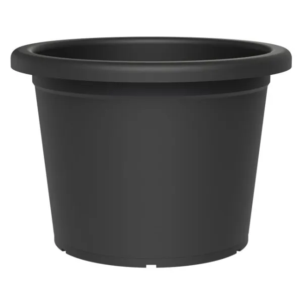 tera® Pflanzgefäße MENFI rund Ash anthrazit Ø 82 cm - Kunststoff