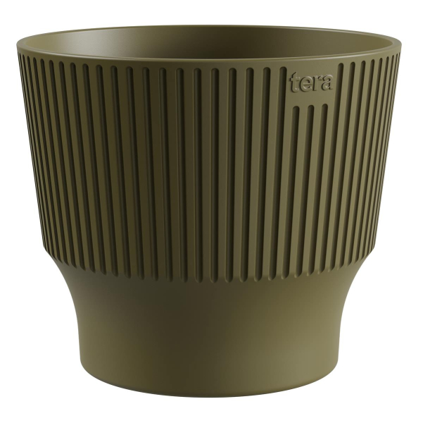 tera® Pflanzgefäße MINI Clover olivgrün 18 cm - Kunststoff