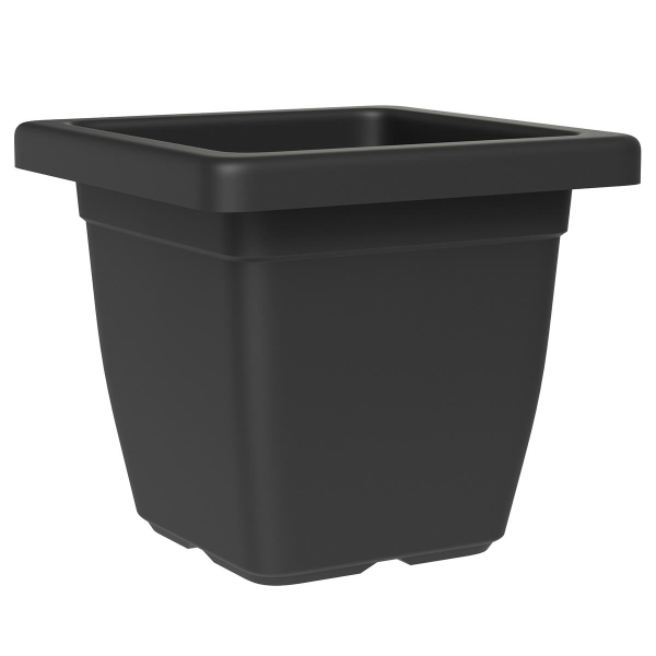 tera® Pflanzgefäße NAZCA Ash anthrazit quadratisch 20 cm - Kunststoff