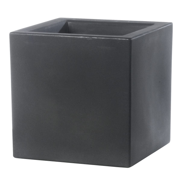 tera® Pflanzgefäße SCHIO CUBO Ash anthrazit 24,5 x 24,5 cm - Kunststoff