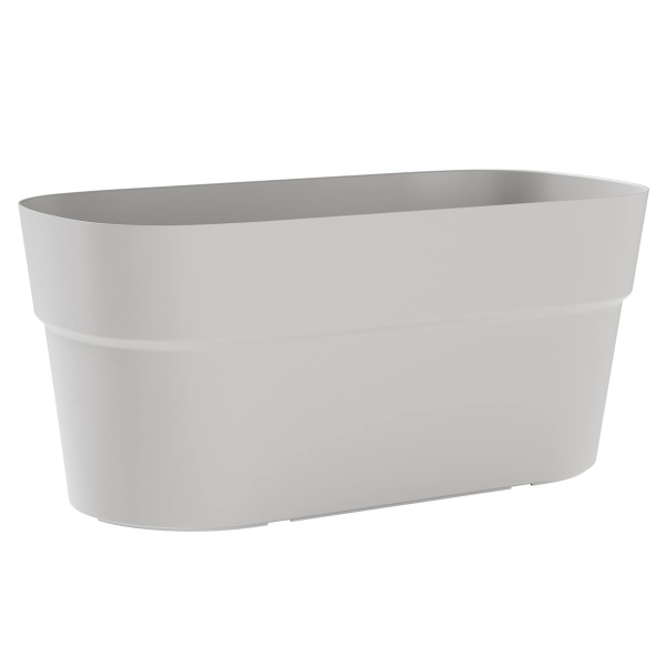 tera® Pflanzgefäße SIRIO Cloud hellgrau rechteckig 78 x 38 cm - Kunststoff