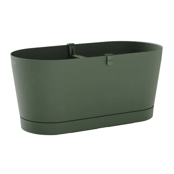 tera® Pflanzgefäße VEGA Forest dunkelgrün 40 cm - Kunststoff