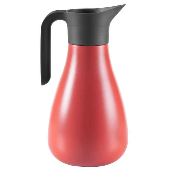 TeraPlast™ Blumengießer FLOW Coral orange-rot 0,785 Liter - Kunststoff