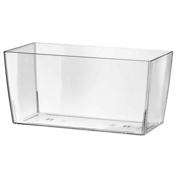 TeraPlast™ Gefäß COIMBRA Transparente klar 26 x 13 x 13 cm - Kunststoff