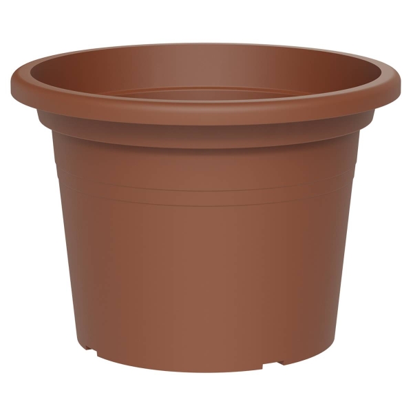 TeraPlast™ Pflanzgefäße BASIC rund Clay braun 35 cm - Kunststoff