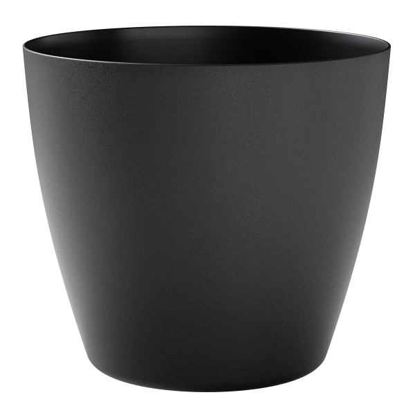 TeraPlast™ Pflanzgefäße BAYON Ash anthrazit rund 30 cm - Kunststoff