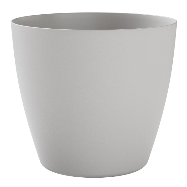 TeraPlast™ Pflanzgefäße BAYON Cloud hellgrau rund 30 cm - Kunststoff