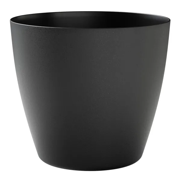 tera® Pflanzgefäße BAYON KIT Ash anthrazit rund 35 cm - Kunststoff