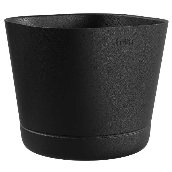 TeraPlast™ Pflanzgefäße COLORADO Ash anthrazit 20 cm - Kunststoff