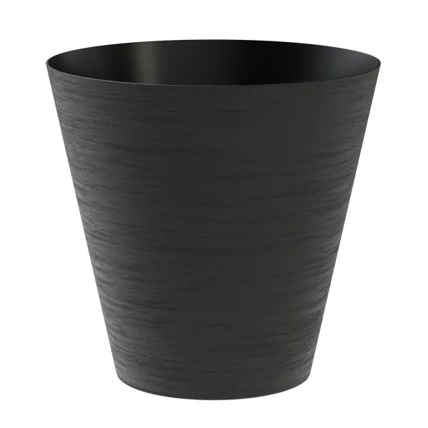 TeraPlast™ Pflanzgefäße HOOP rund Black schwarz 30 cm - Kunststoff TeraPlast™ Pflanzgefäße HOOP rund Black schwarz 30 cm - Kunststoff
