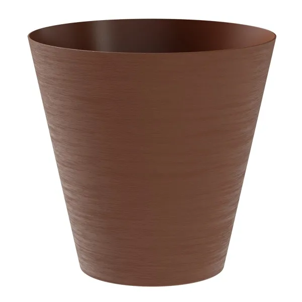 TeraPlast™ Pflanzgefäße HOOP rund Clay braun 20 cm - Kunststoff TeraPlast™ Pflanzgefäße HOOP rund Clay braun 20 cm - Kunststoff