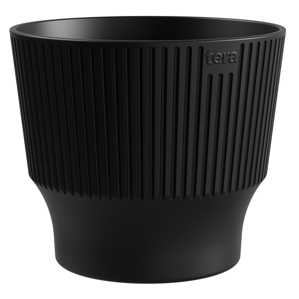 TeraPlast™ Pflanzgefäße MINI Ash anthrazit 20 cm - Kunststoff