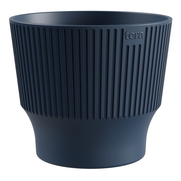 TeraPlast™ Pflanzgefäße MINI Lagoon dunkelblau 13 cm - Kunststoff