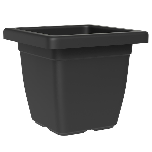 TeraPlast™ Pflanzgefäße NAZCA Ash anthrazit quadratisch 39 cm - Kunststoff
