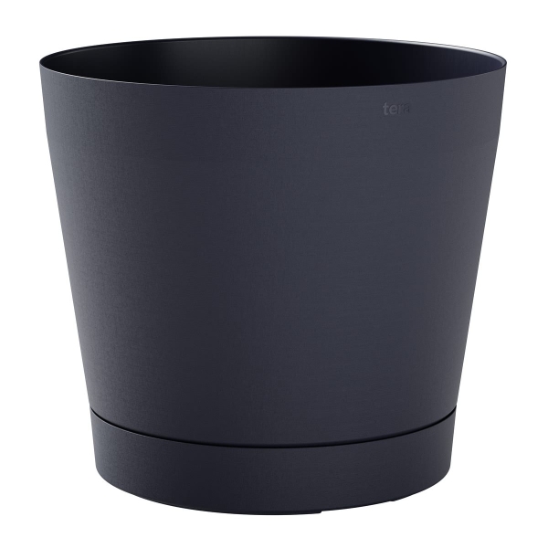TeraPlast™ Pflanzgefäße ORIONE Oversea dunkelblau 29 cm - Kunststoff