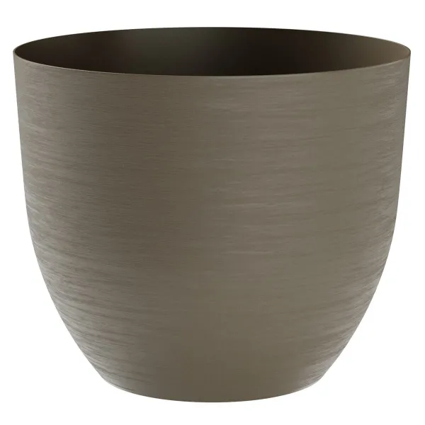 TeraPlast™ Pflanzgefäße OVER Sand umbra rund 38 cm - Kunststoff TeraPlast™ Pflanzgefäße OVER Sand umbra rund 38 cm - Kunststoff