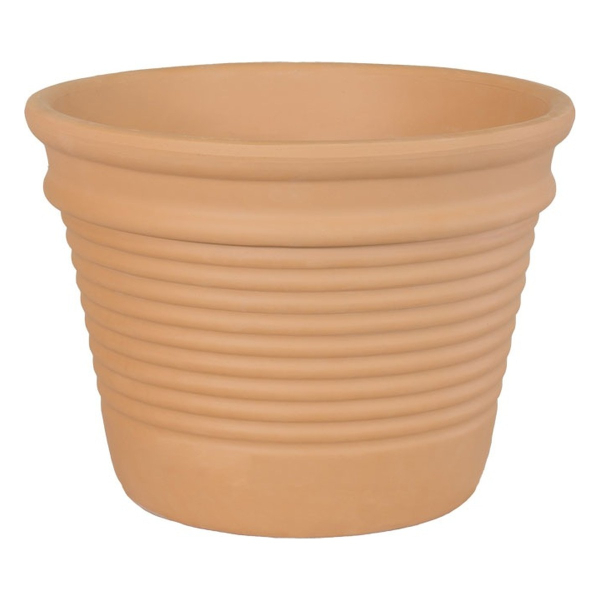 Terraneo Pflanztopf Minturno, Terrakotta, Ø 23 cm, Höhe 17 cm