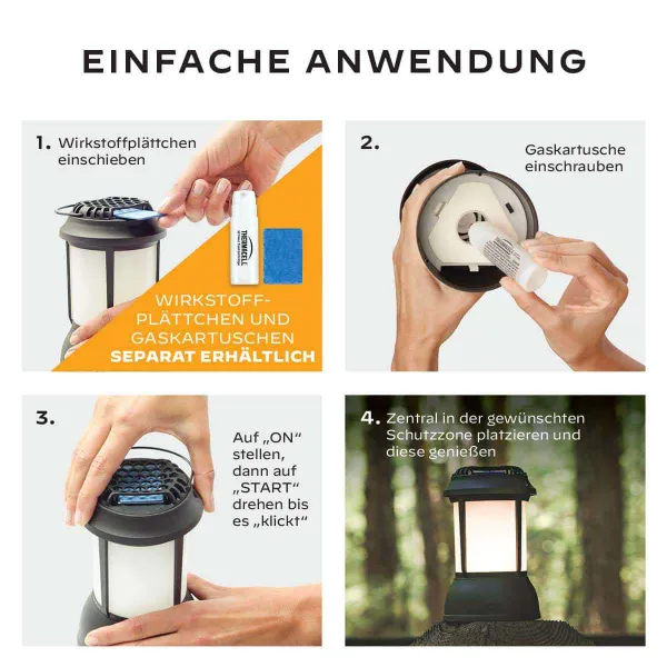 THERMACELL® Mückenabwehr Laterne ohne Wirkstoff