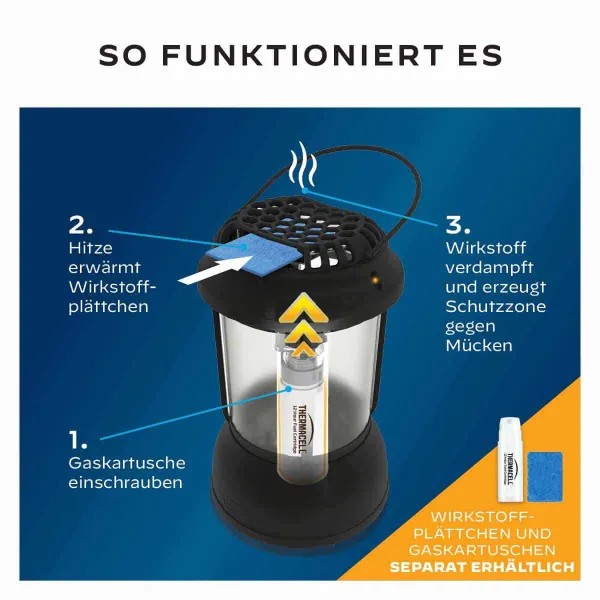 THERMACELL® Mückenabwehr Laterne ohne Wirkstoff