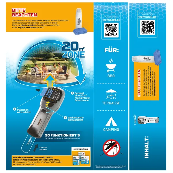 THERMACELL® Mückenabwehr Proactive Handgerät MR300 ohne Wirkstoff