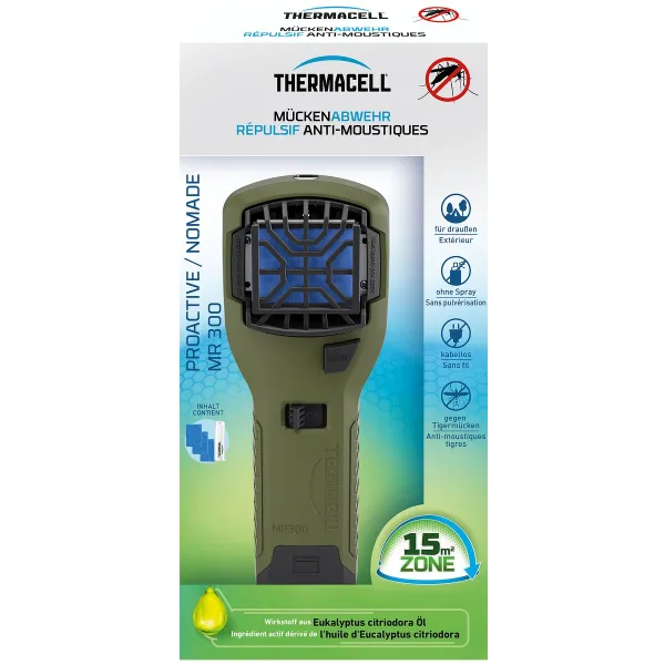 THERMACELL® Mückenabwehr Proactive Handgerät MR300 Olivgrün