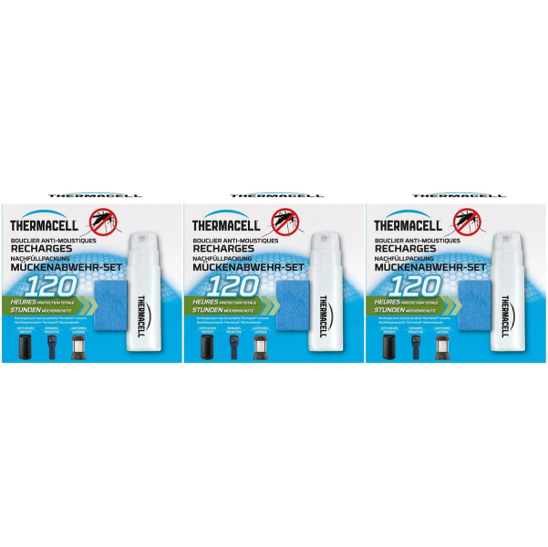 THERMACELL® Mückenabwehr-Set 120 Stunden Nachfüllpackung für alle Thermacell® Geräte x 3