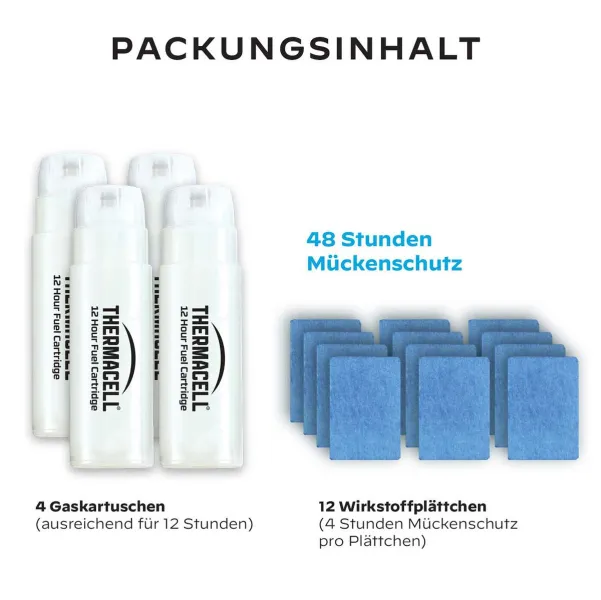 THERMACELL® Mückenabwehr-Set 48 Stunden Nachfüllpackung für alle Thermacell® Geräte x 5