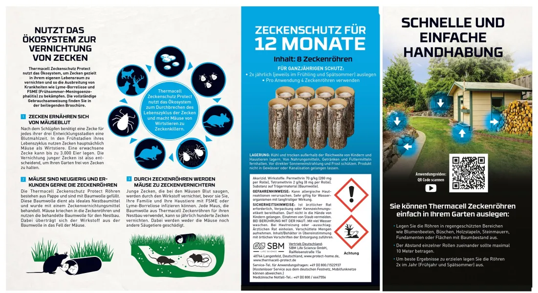 THERMACELL® Zeckenschutz Protect für 340 m²