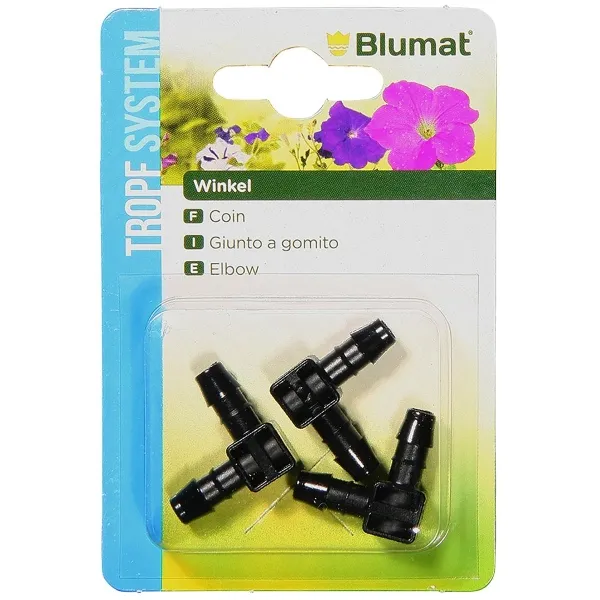 Tropf Blumat® Zubehör Winkel 8-8 mm - 3er Pack Tropf Blumat® Zubehör Winkel 8-8 mm - 3er Pack