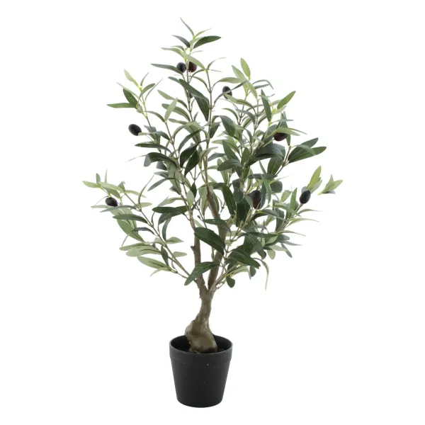 VAN DER LEEDEN Olivenbaum im Topf 60 cm - Kunstpflanze