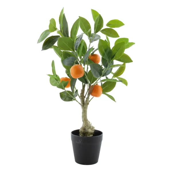 VAN DER LEEDEN Orangenbaum im Topf 50 cm - Kunstpflanze