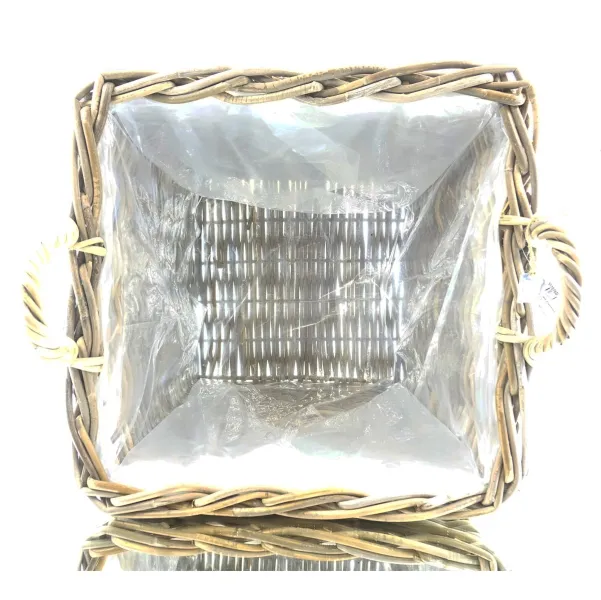 VAN DER LEEDEN Rattan Korb 50 x 50 cm