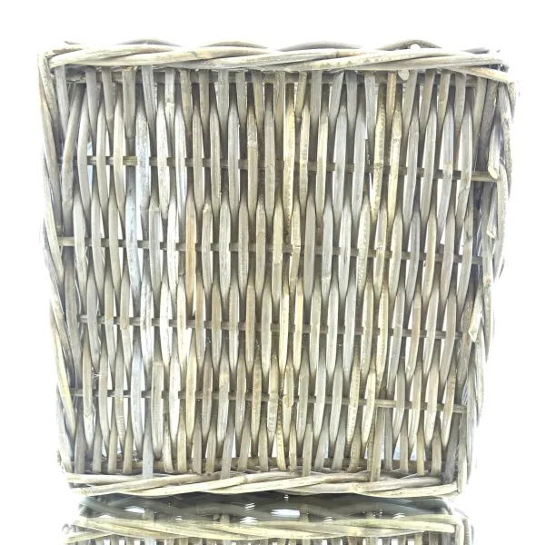 VAN DER LEEDEN Rattan Korb 50 x 50 cm