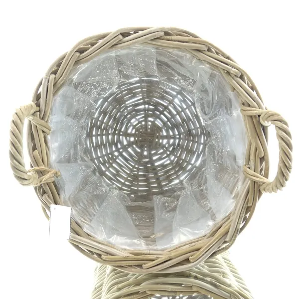 VAN DER LEEDEN Rattan Korb rund Ø 40 cm