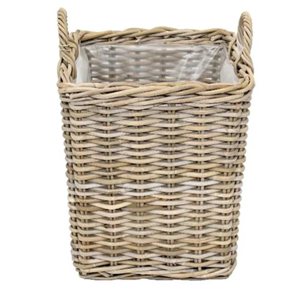VAN DER LEEDEN Rattan Pflanzkorb 40 x 40 cm