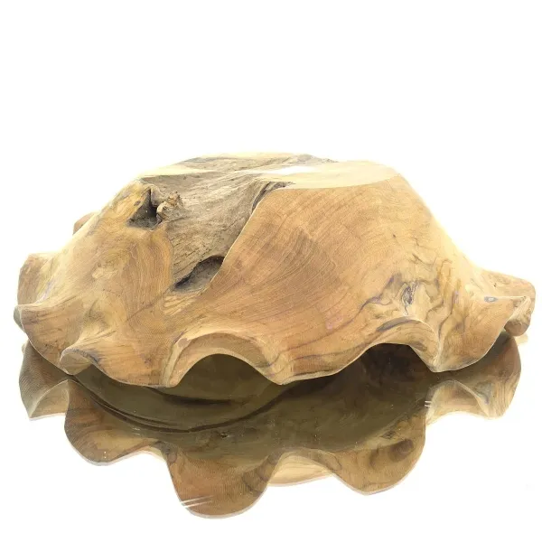 VAN DER LEEDEN Schale Baumwurzel Natur 60 cm