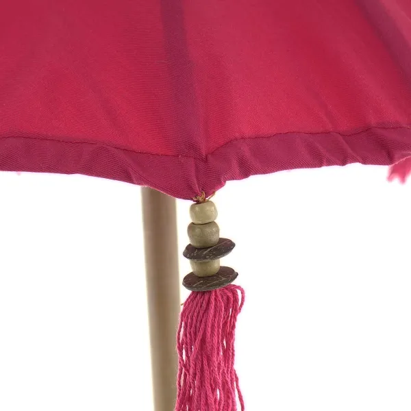 VAN DER LEEDEN Tisch-Sonnenschirm Bali Mini Pink Ø 50 cm