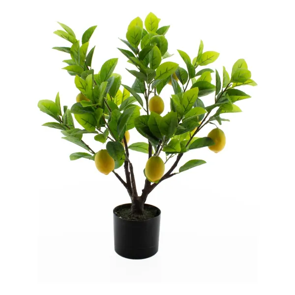 VAN DER LEEDEN Zitronenbaum im Topf 80 cm - Kunstpflanze