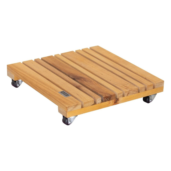 Wagner Pflanzenroller Feng Shui GH 0230, 28 x 28 cm, Massivholz, Tragkraft 100 kg