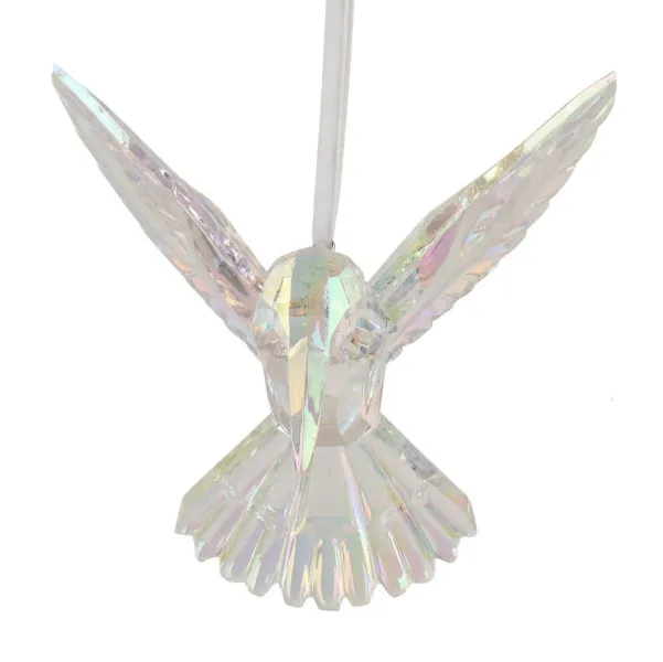 Weihnachtsanhänger Kolibri irisierend transparent- Kunststoff