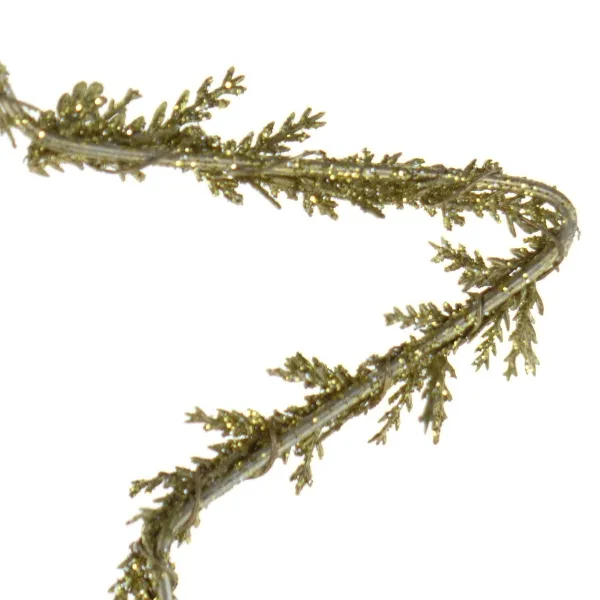 Weihnachtsanhänger Stern Goldfarben Ø 20 cm mit Glitter - Metall & Kunststoff