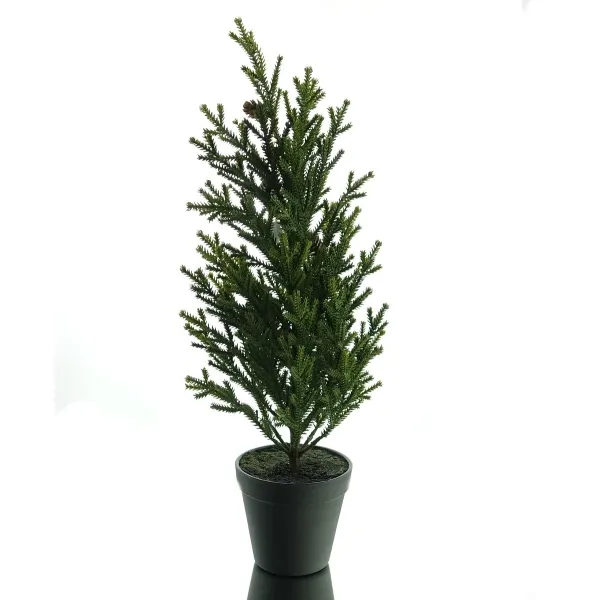 Weihnachtsbaum Konifere Grün im Topf 60 cm - Kunststoff Weihnachtsbaum Konifere Grün im Topf 60 cm - Kunststoff