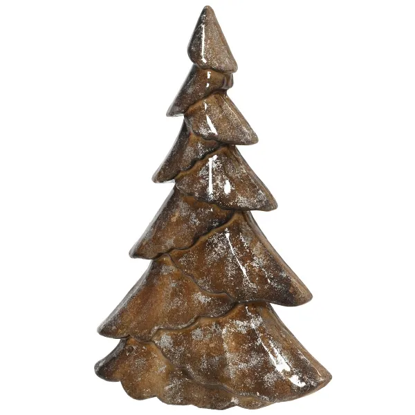 Weihnachtsdeko Baum braun & silberfarben - 70 % MDF Mix Weihnachtsdeko Baum braun & silberfarben - 70 % MDF Mix