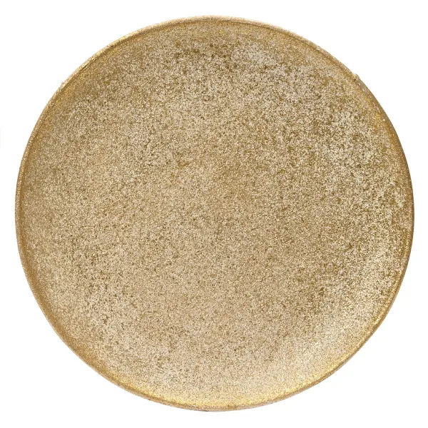 Weihnachtsdeko Dekoteller goldfarben antik Ø 28,5 cm - Eisen Weihnachtsdeko Dekoteller goldfarben antik Ø 28,5 cm - Eisen