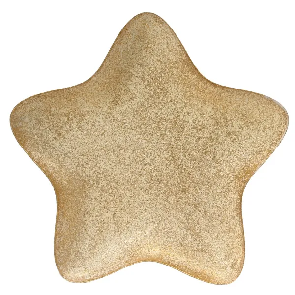 Weihnachtsdeko Dekoteller Stern goldfarben antik groß - Eisen Weihnachtsdeko Dekoteller Stern goldfarben antik groß - Eisen
