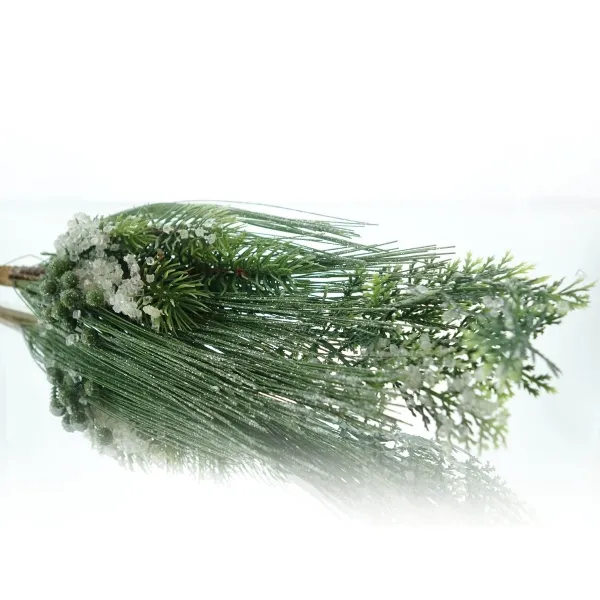 Weihnachtsdeko Nadelbaummix gefrosteter Strauß 50 cm - Kunststoff Weihnachtsdeko Nadelbaummix gefrosteter Strauß 50 cm - Kunststoff