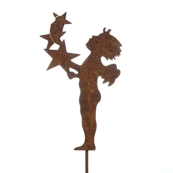 Weihnachtsdeko Rostiger Sterntaler-Engel-Stecker 9 cm - Metall Weihnachtsdeko Rostiger Sterntaler-Engel-Stecker 9 cm - Metall
