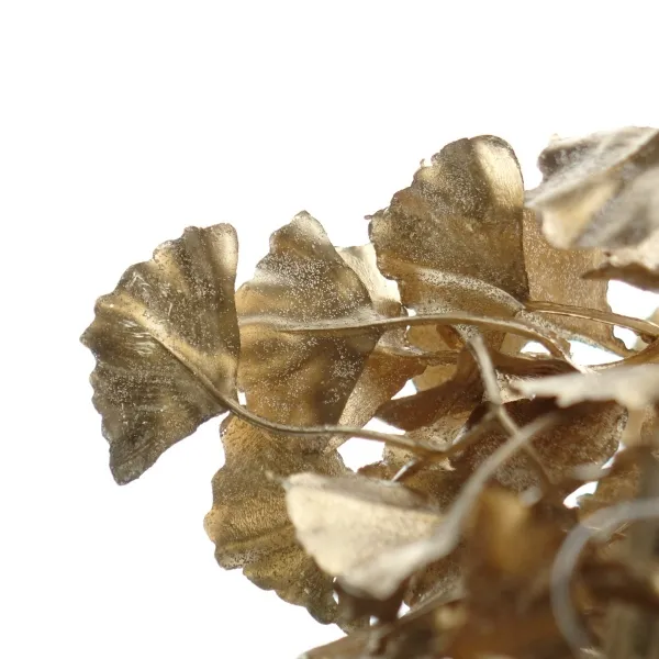 Weihnachtsgirlande Gingko altgoldfarben - Kunststoff 180 cm