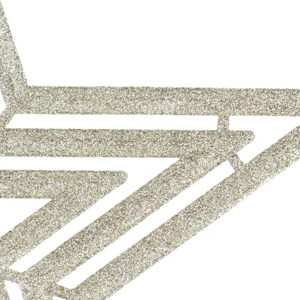 Weihnachtsstern 3-fach Champagnerfarben Ø 39 cm - Kunststoff